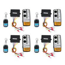 Lot de 4 télécommandes sans fil pour treuil 12 V 12 V 50 pi pour camion, VTT, Warn Ramsey