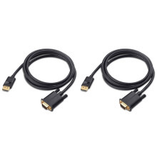 Câble DisplayPort vers VGA 2X (câble DP vers VGA) 6 pieds