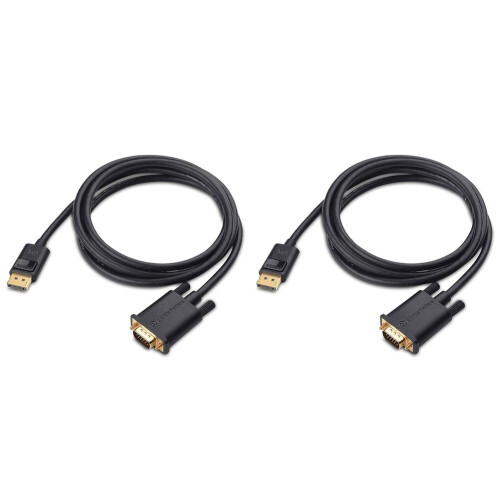 Câble DisplayPort vers VGA 2X (câble DP vers VGA) 6 pieds