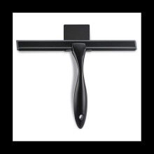Douche, 10 pouces (environ 25,4 cm) noire, convient aux salles de bains, aux portes de douche, aux miroirs