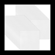 100 Sheets Microwave Kiln Paper, 3x3In,Shelf Paper for Glass Fusing Gasket or Liner for Kiln Stove Furnace Glass Fusing