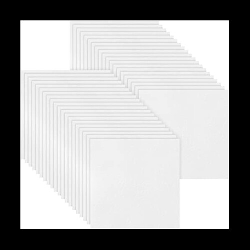 100 Sheets Microwave Kiln Paper, 3x3In,Shelf Paper for Glass Fusing