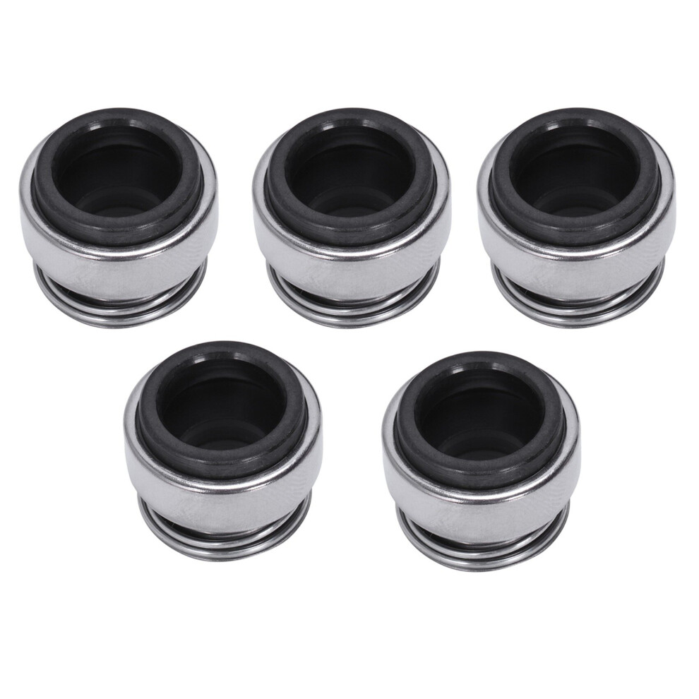 5X 12Mm Coiled Spring Rubber Bellow Pump Mechanical Seal 301-12 4762365708859
