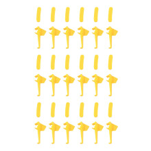36X Pièce de changeur de pneus Support en nylon Tête de démontage Insert de tête de canard Protecteur de jante
