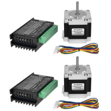 2X Nema 23 23HS5628 57 Moteur 2.8A avec Driver TB6600 NEMA17 23 (8.0MM)