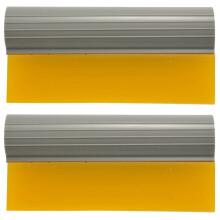Lot de 2 raclettes turbo pour film de fenêtre, grattoir à tube, lame à eau, applicateur de décalcomanie, voiture, maison, flexible
