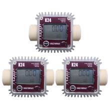 Débitmètre numérique LCD K24 3X, testeur de débit de carburant pour turbine, pour produits chimiques, eau, mer, liquide, outils de mesure