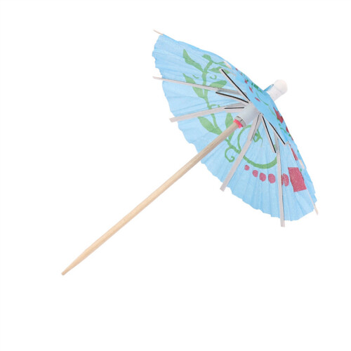 300 Mixed Paper Cocktail Umbrellas Parasols for Party Tropical Drinks Accessories