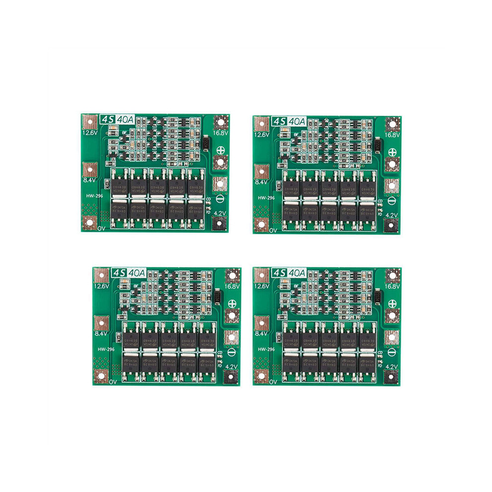 4X 4S 40A -Ion Lithium Battery 18650 Charger Pcb Bms Protection Board For Drill Motor 14.8V 16.8V Cell Module 4762365728284