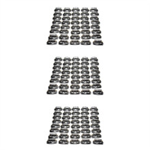 120Pcs U-Shaped Clamp for Hair Extensions Wig Clips DIY Comb Black Frame