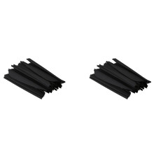 Arrows Vanes 4 Inch Plastic Feather Fletching for DIY Archery Arrows 100 Pack(Black)
