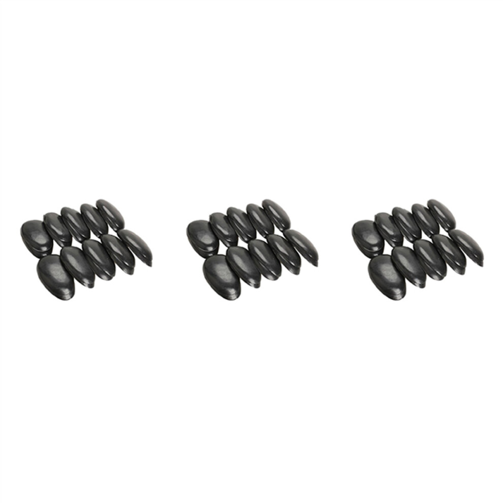 Tlily 30 Pairs Black Plastic Hairdressing Dye Coloring Ear Cover Shield Protector