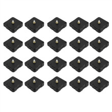 20X Uhrwerk mit kurzen Zeigern, 4/25 Zoll maximale Zifferblattdicke, 3/5 Zoll Gesamtlänge der Welle