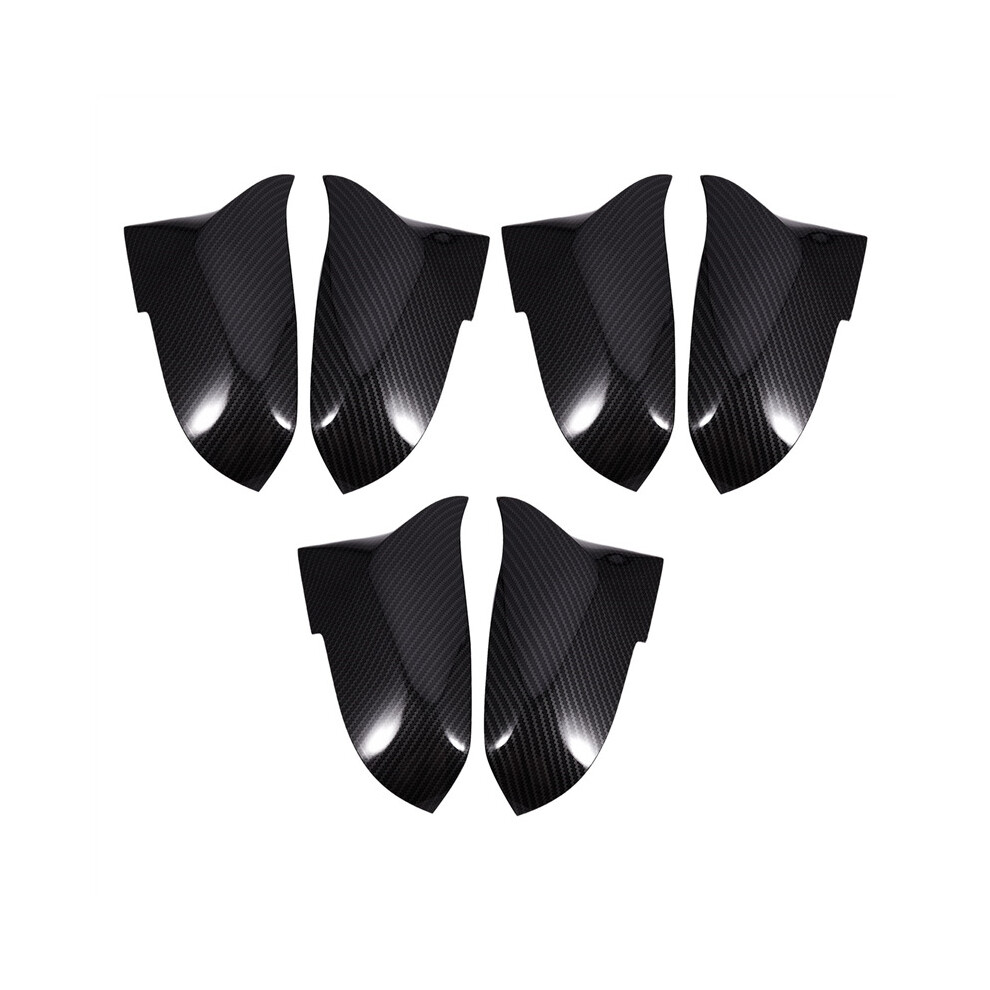 3 Pair Carbon Fiber Car Rear View Mirror Cover Cap For F20 F22 F30 F31 F32 F33 F36 F34 F35 Side Mirror Cover Trim 4761833289272