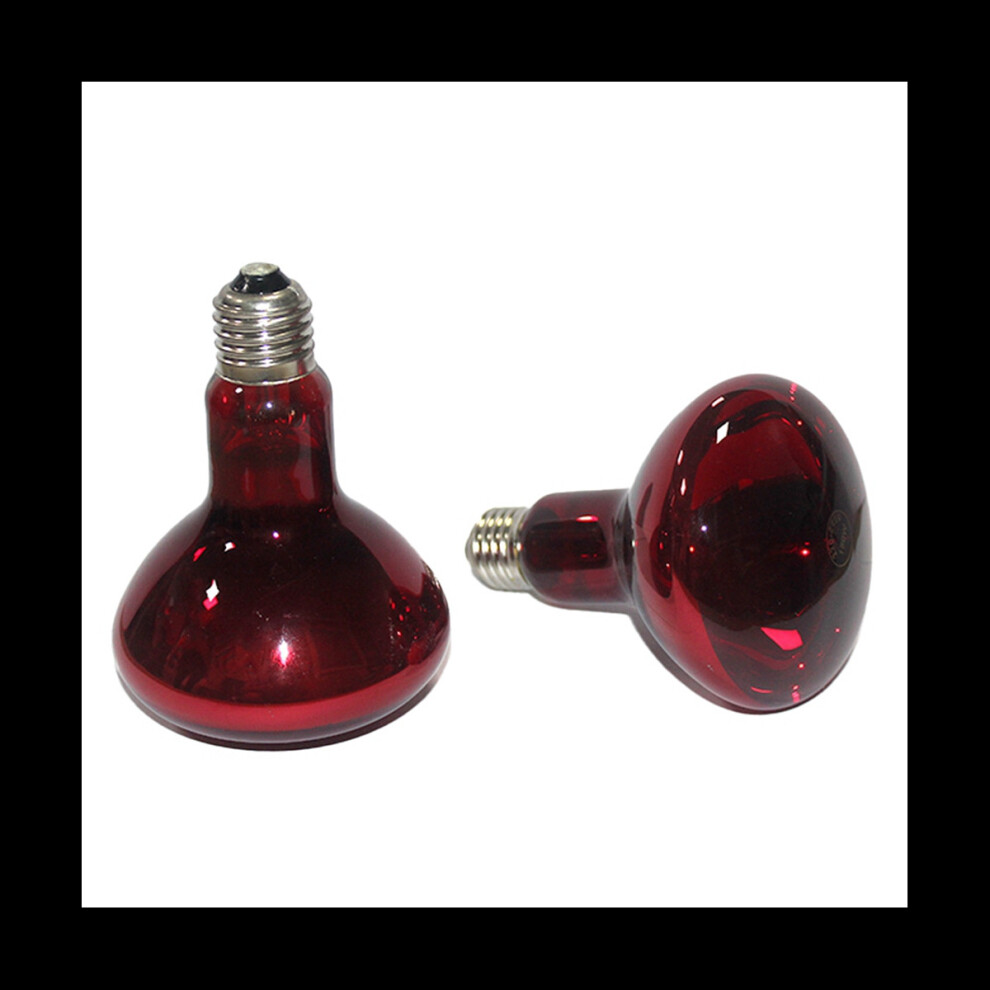 2 Pack 100W Reptile Heater Bulbs, Amphibian Infrared Sunning Bulbs, Reptile Heater Bulbs forTurtles, Lizards and More.