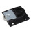 2X Wardrobe Black Plastic Plate 25mm Dia Wheel Sliding Door Roller 3