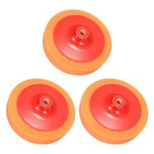Lot de 3 têtes de polissage pour voiture, 7 pouces, 180 mm, éponge douce avec filetage M14