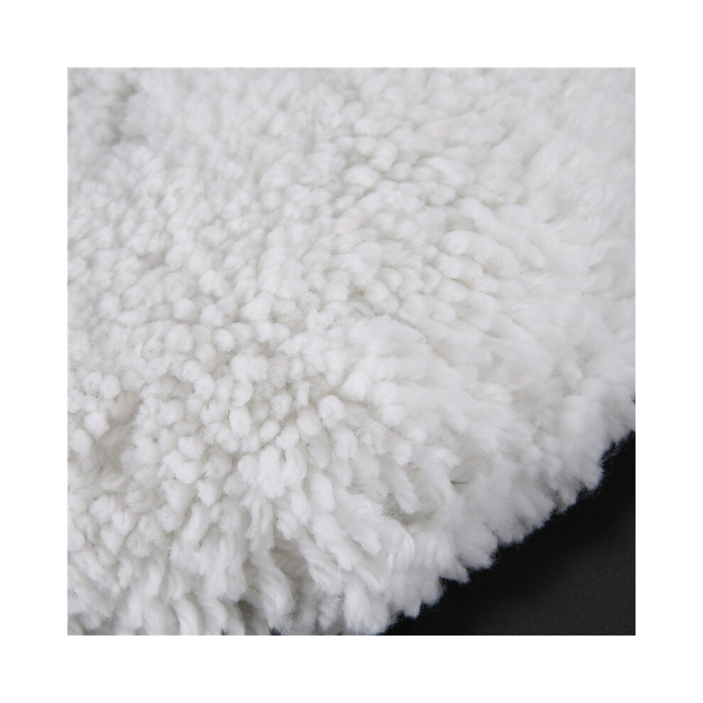 5Pcs 7 Inch Inch 180Mm Soft Wool Clean Polishing Buffing Pad For Car Auto Polisher 4762365703977
