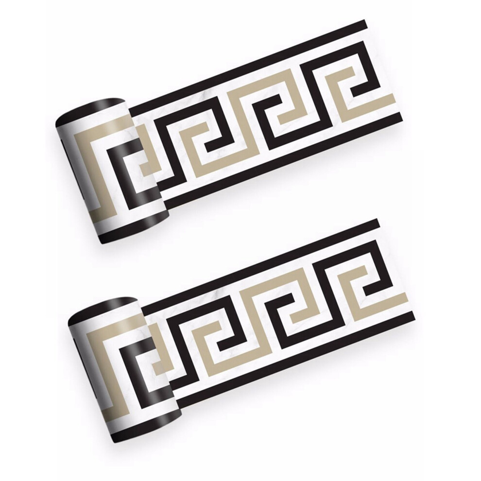 2X 2M Self-Adhesive Side Line Tile Sticker Bathroom Kitchen Restaurant Wall Stair Floor Border Tile Sticker 4762365727928