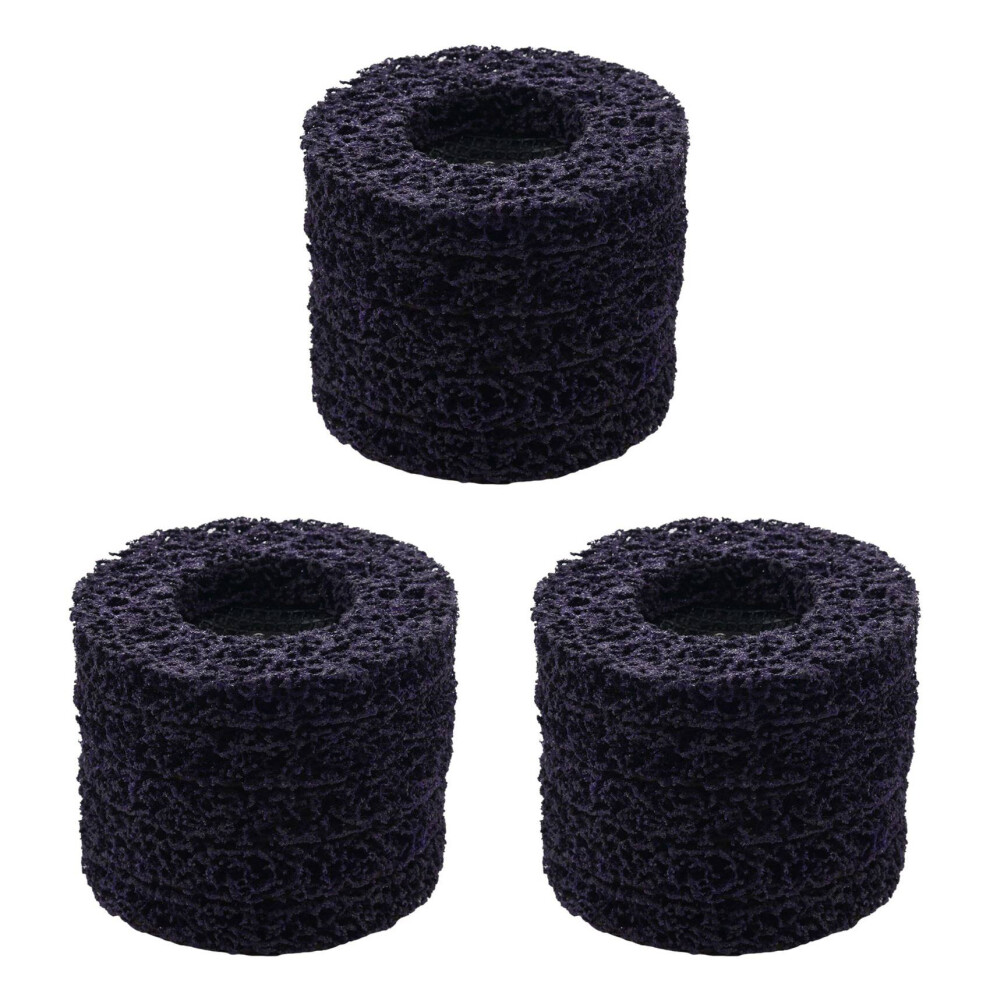 15Pcs Durable Strip Disc Wheel 100X16mm Wood Metal Paint Rust Removal Clean Abrasive Tools for Angle Grinder 