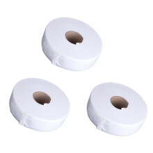 3pcs 100 Yards Depilatory Paper Hair Removal Wax Strips Nonwoven Paper Waxing Roles (White)