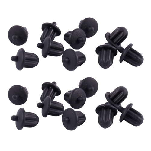 20X Black Rubber 6.35mm Audio PC DVD Microphone Socket Dust Cover