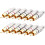 RCA Male Plug Adapter, Audio Phono Gold Plated Solder Connector,Hi End - 12-Pack,Silver 1