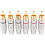 RCA Male Plug Adapter, Audio Phono Gold Plated Solder Connector,Hi End - 12-Pack,Silver 2