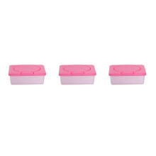 Lot de 3 boîtes de rangement pour lingettes sèches et humides pour bébé