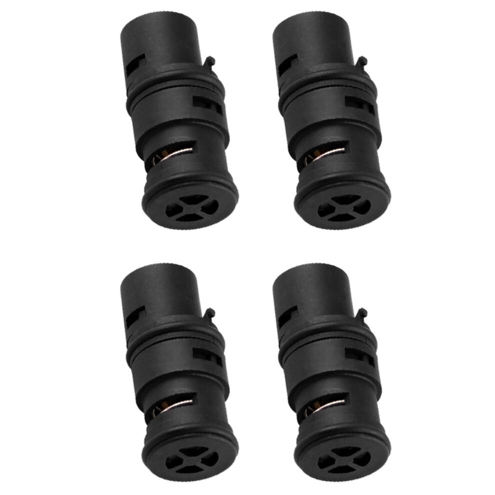4X Radiator Coolant Expansion Thermostat Tank For E46 X3 E53 E83 E85 17111437362 Black 4762365743256