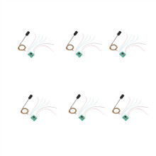 6X 3 Color Traffic Light Signals Ho Oo Scale Model 6Led for Diy Sand Table Crossing Street Construction Railway Two Side