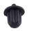 20X Black Rubber 6.35mm Audio PC DVD Microphone Socket Dust Cover 5