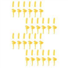 Pièce de changeur de pneus 48X Tête de démontage en nylon Insert de tête de canard Protecteur de jante