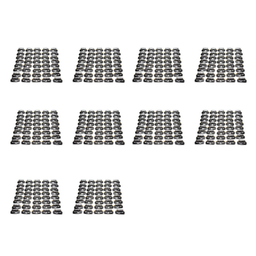Tlily Unisex Black 400Pcs U-Shaped Clamp For Hair Extensions Wig Clips Diy Comb Frame