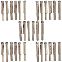 30 Pcs 8mm Diamond Core Drill Bits Ceramic Tile Glass