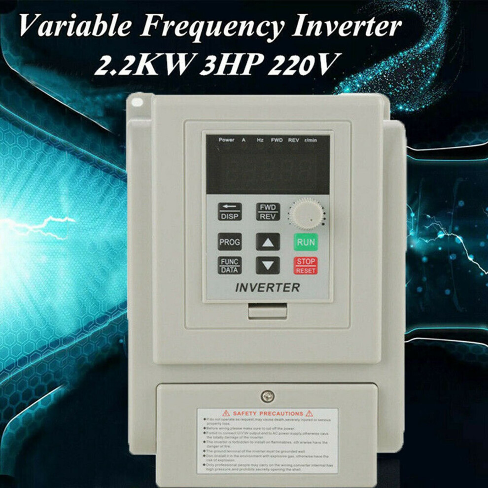 5X 2.2KW 3HP 220V Variable Frequency Drive Inverter CNC VFD VSD Single ...