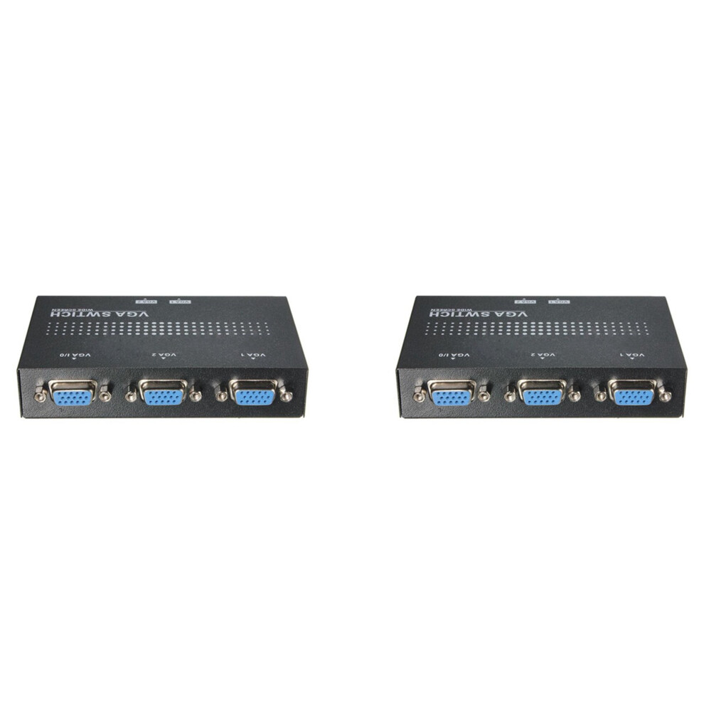 2X 2 entrées 1 sortie VGA VGA 2 PORTES A Moniteur Deux sources COMMUTATEUR MANUEL SPLITTER