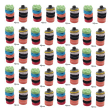 220Pcs 3 inch Waves Buffer Polishing Pad Set For Car Polisher