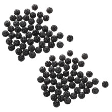 Lot de 100 boules noires de 18 mm de diamètre pour filtre d'aquarium