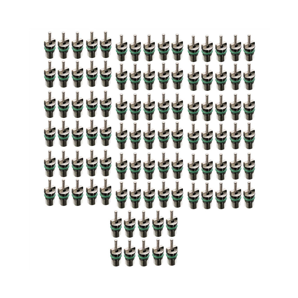 100Pcs Car Ac R134a Valve Core Needles Assortment 134A Refrigerant Heat Resistant 4762365735404