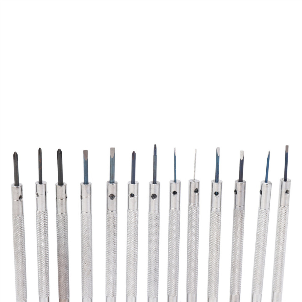 0.6mm-2.0mm 130Pcs New Watchmakers Screwdrivers Set Watch Glasses Flat Blade Assort Slotted Flat Screwdrivers Set-image-OPC-PBVDHKM-NEW
