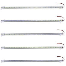 Tlily 5X 50CM 12V 36 LED 5630 SMD Hard Strip Bar Licht Aluminium Starr Weiß
