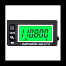 Compteur horaire numérique LCD, tachymètre, thermomètre de moteur, horloge remplaçable pour moteurs à essence de moto, VTT, bateau marin