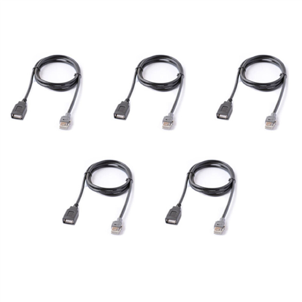 5X Car Media Head Unit Usb Interface Cable Adapter For Mistra 4762365716137