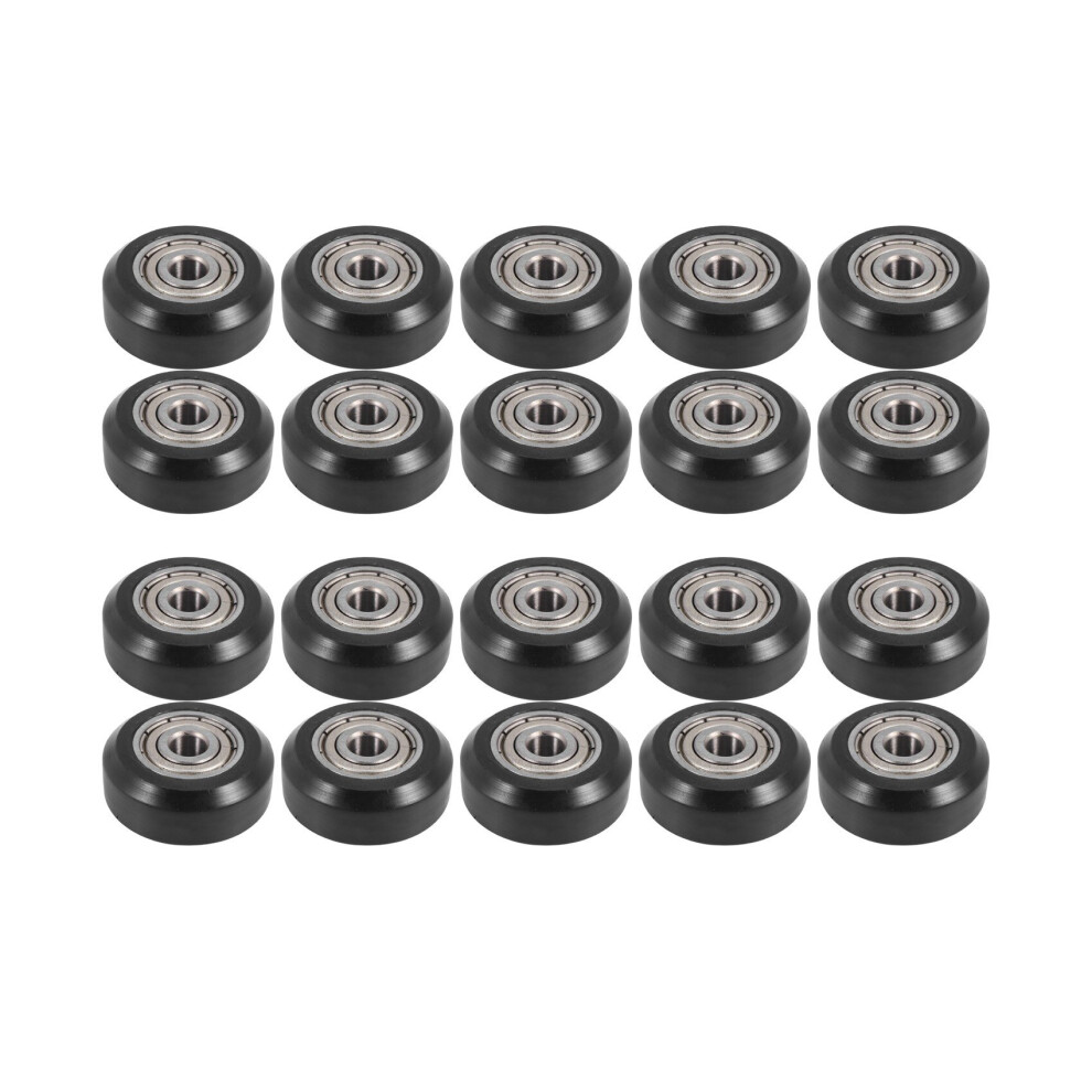 20Pcs Big Plastic Pulley Wheel With Bearing Idler Pulley Gear For 3D Printer 4762365725566