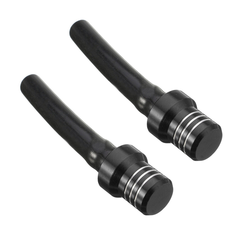 2X Gas Fuel Tank Cap Valve Vent Breather Hose Tube For Atv Pit Dirt Bike Color: Black 4762365736869