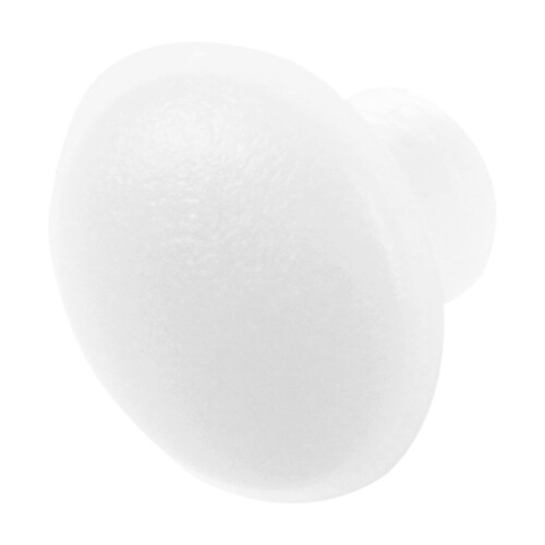 200 Pcs Decor 5 mm White Plastic Hole Drilling Cover 2