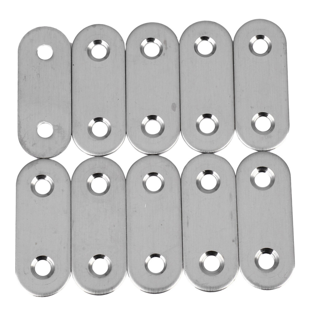 Flat Mending Plates Repair Fixing Joining Brackets 40X15mm 20Pcs 4762365710081