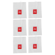 Lot de 3 000 sachets de thé pyramidaux en nylon, 5,5 x 7 cm, filtre, étiquette simple, transparent, vide