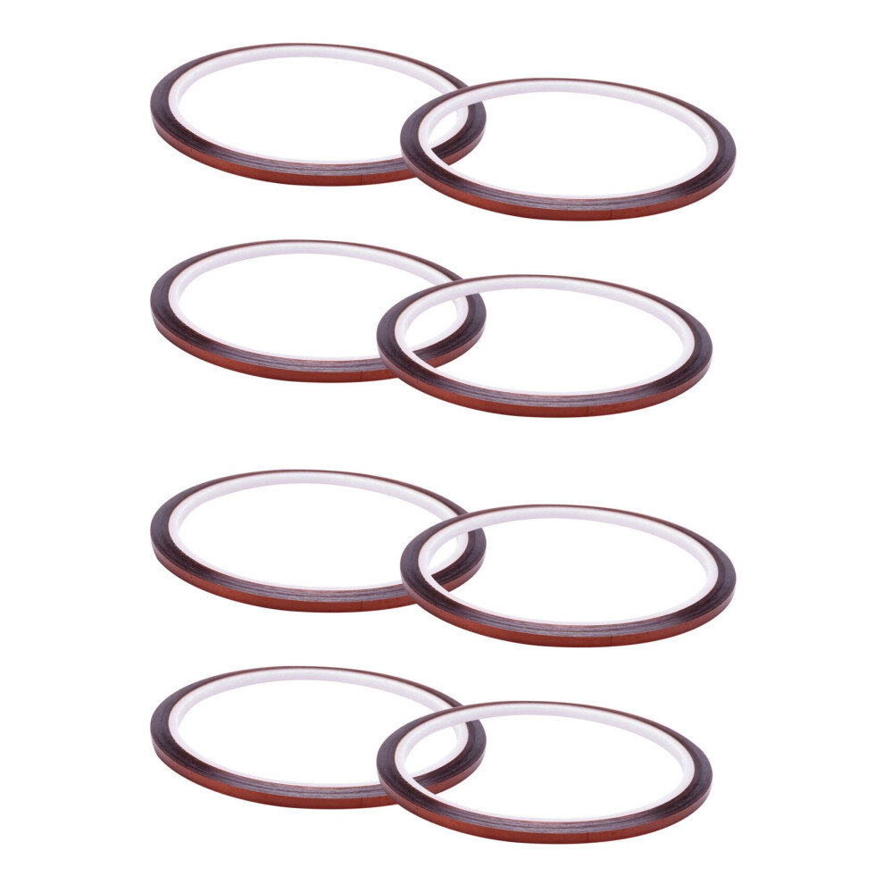 20 33Mx3mm Heat Resistant Heat Temperature Adhesive Tape Sublimation Mug Tape,Brown Color 4762365739341